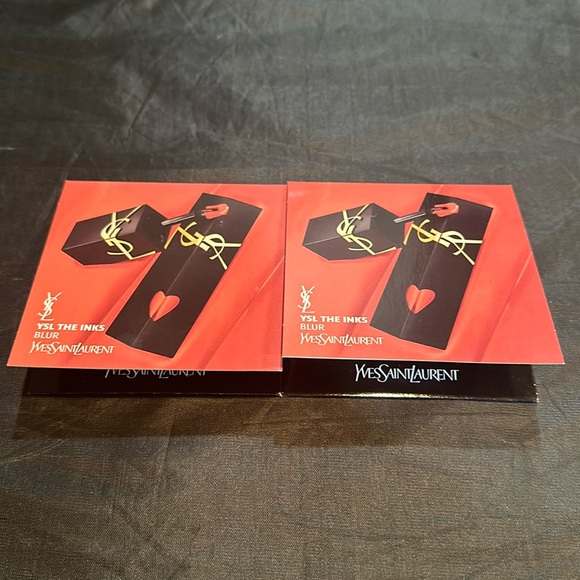 New Lot of 2 sample size 3 x 0.006 fl. oz. Yves Saint Laurent YSL THE INKS BLUR - Picture 1 of 7